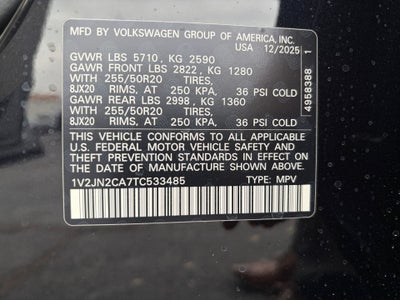 2026 Volkswagen Atlas SE with Technology