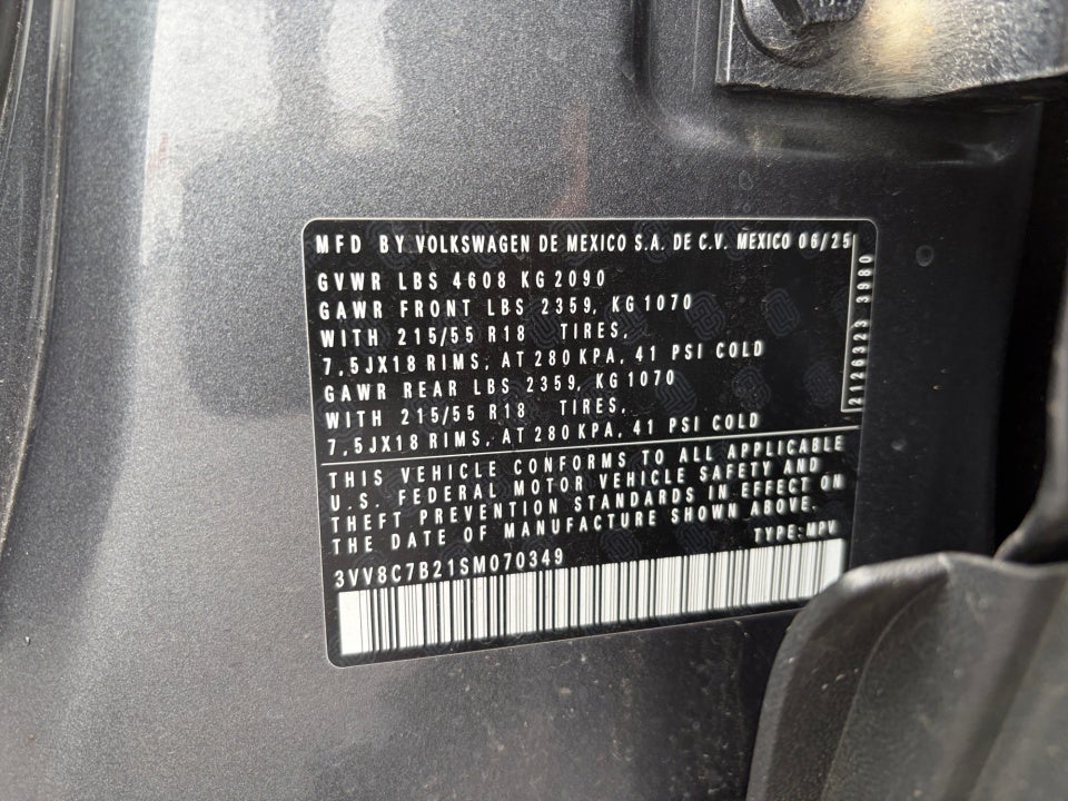 2025 Volkswagen Taos 1.5T S