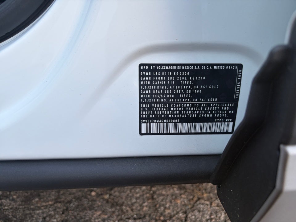 2025 Volkswagen Tiguan 2.0T S