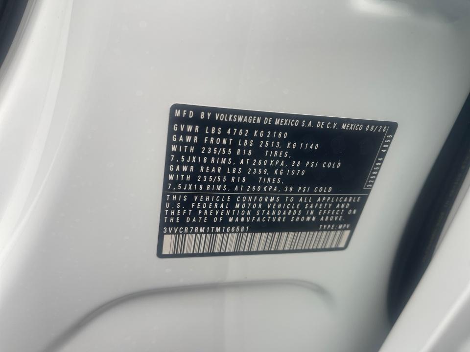 2026 Volkswagen Tiguan S