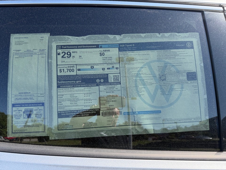 2026 Volkswagen Tiguan S