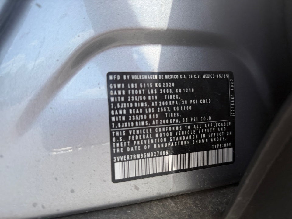 2025 Volkswagen Tiguan 2.0T SE