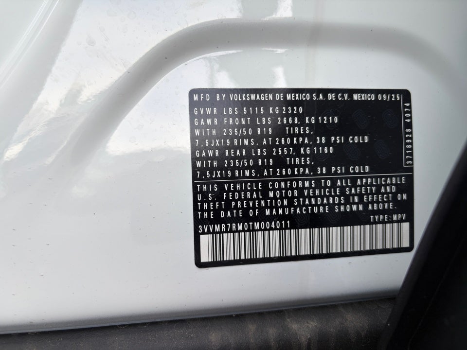 2026 Volkswagen Tiguan SE