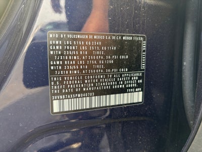 2023 Volkswagen Tiguan 2.0T SE