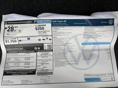 2026 Volkswagen Tiguan SE