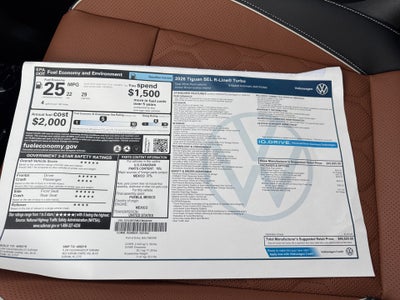 2026 Volkswagen Tiguan SEL R-Line Turbo
