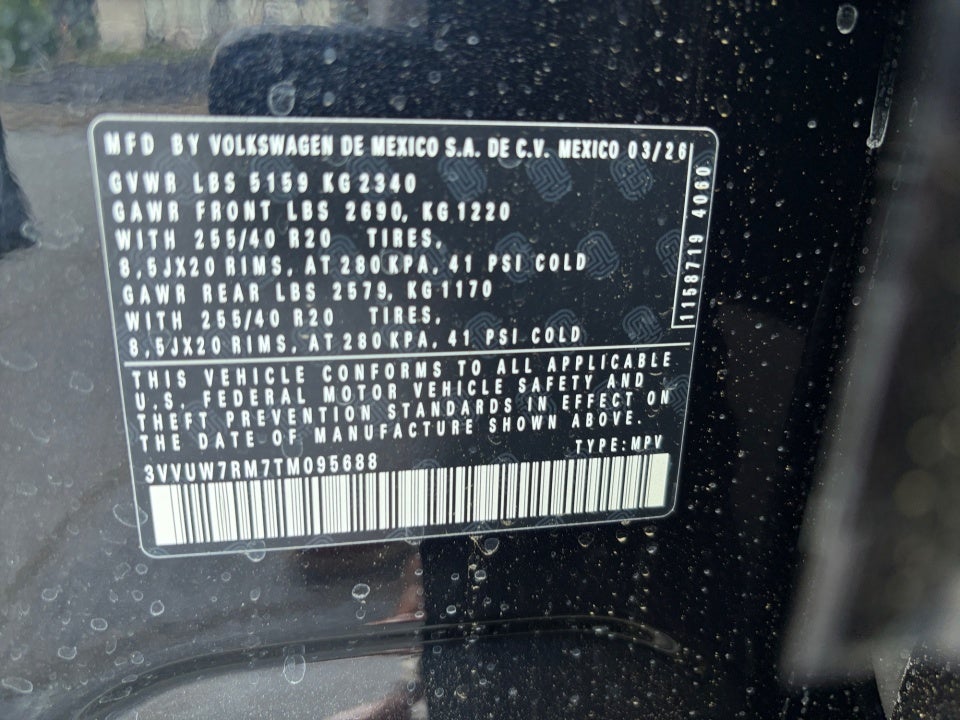 2026 Volkswagen Tiguan SEL R-Line Turbo