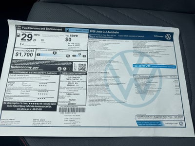 2026 Volkswagen Jetta GLI Autobahn