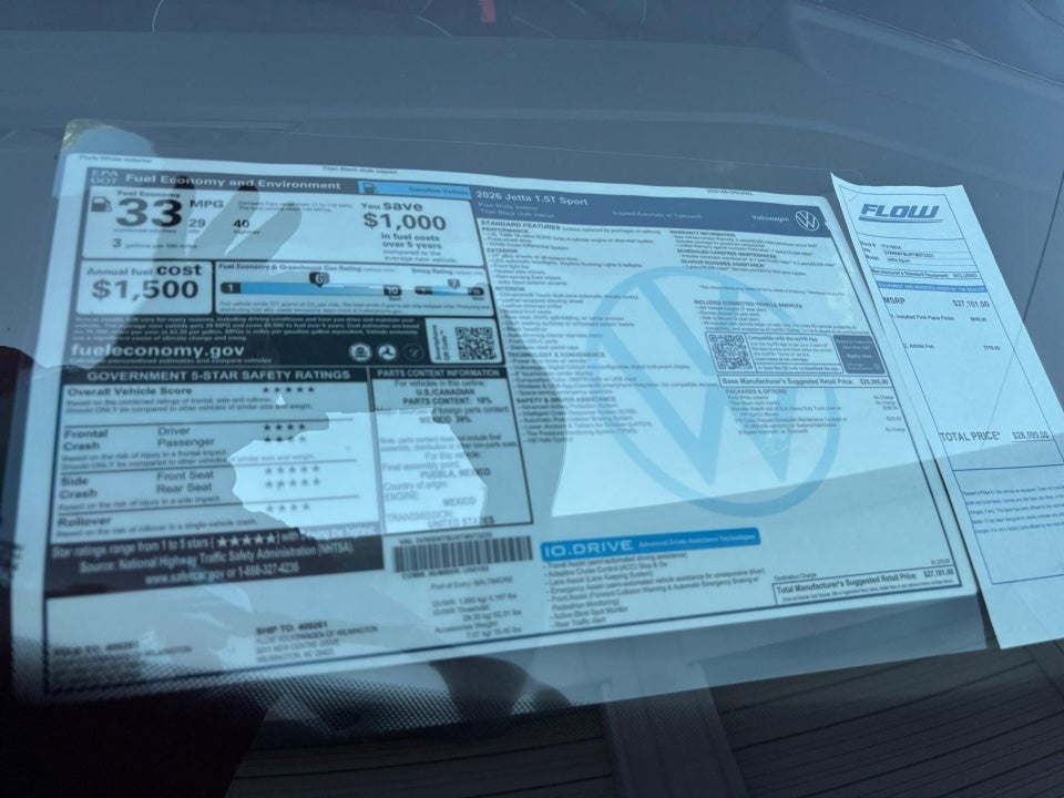 2026 Volkswagen Jetta Sport