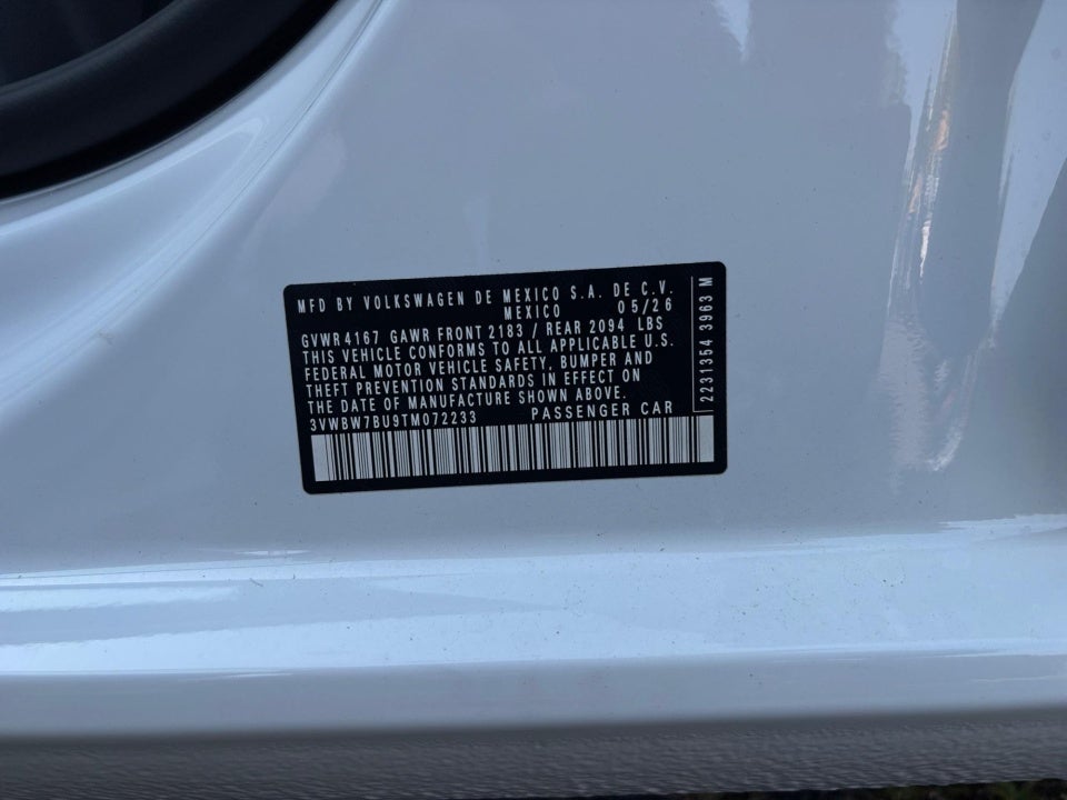 2026 Volkswagen Jetta Sport