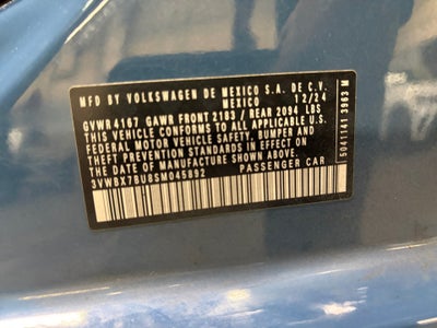 2025 Volkswagen Jetta 1.5T Sport