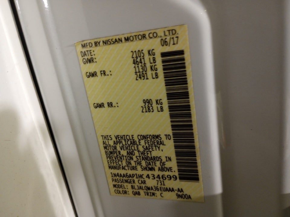 2017 Nissan Maxima 3.5 S