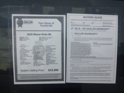 2025 Nissan Kicks SR FWD