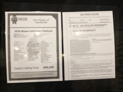 2026 Nissan Pathfinder Platinum