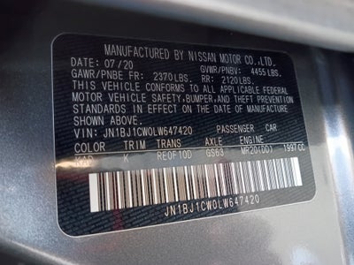 2020 Nissan Rogue Sport SV