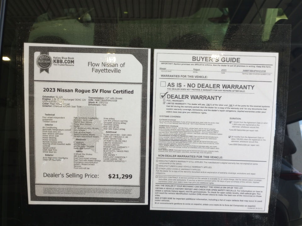 2023 Nissan Rogue SV FWD