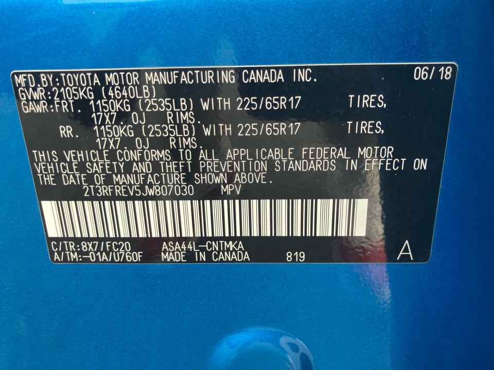 2018 Toyota RAV4 XLE