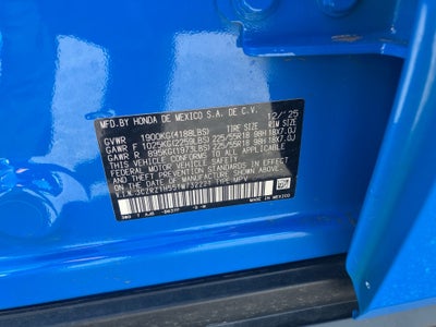 2026 Honda HR-V 2WD Sport