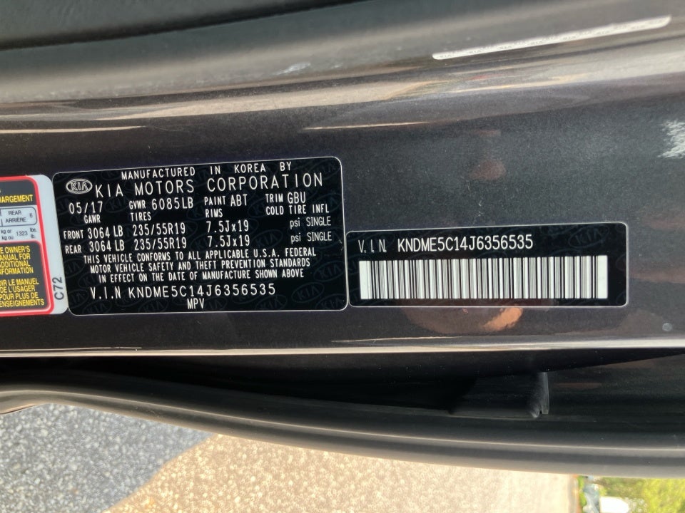2018 Kia Sedona SX-L