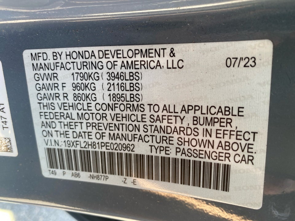 2023 Honda Civic Hatchback Sport