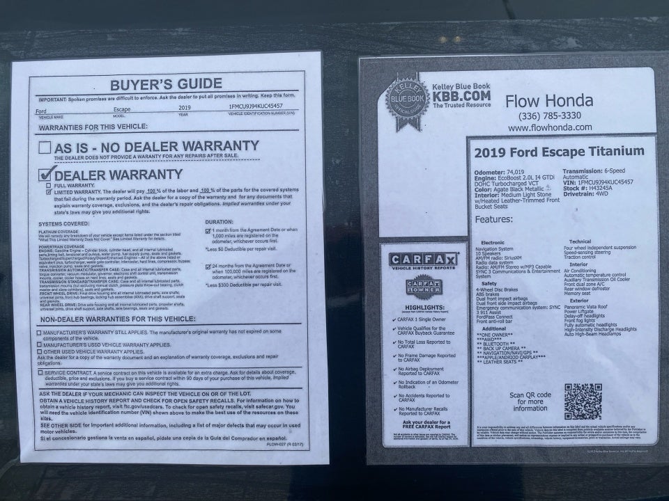 2019 Ford Escape Titanium