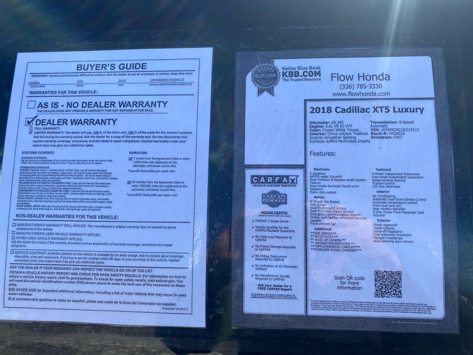 2018 Cadillac XT5 Luxury