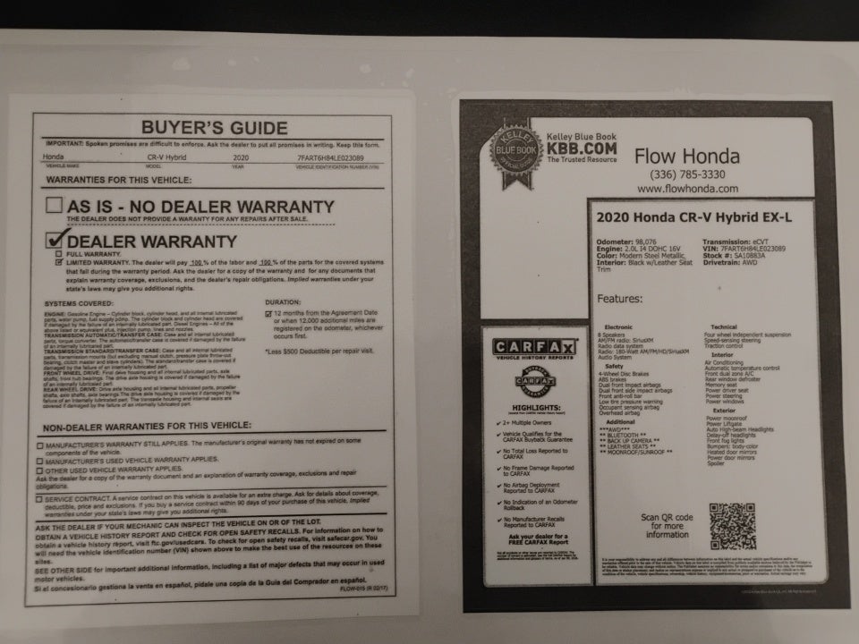 2020 Honda CR-V Hybrid EX-L