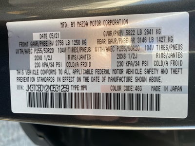 2021 Mazda Mazda CX-9 Grand Touring