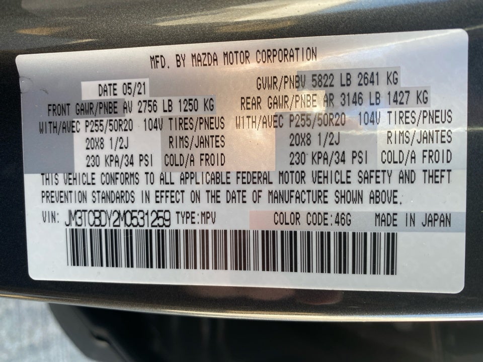 2021 Mazda Mazda CX-9 Grand Touring