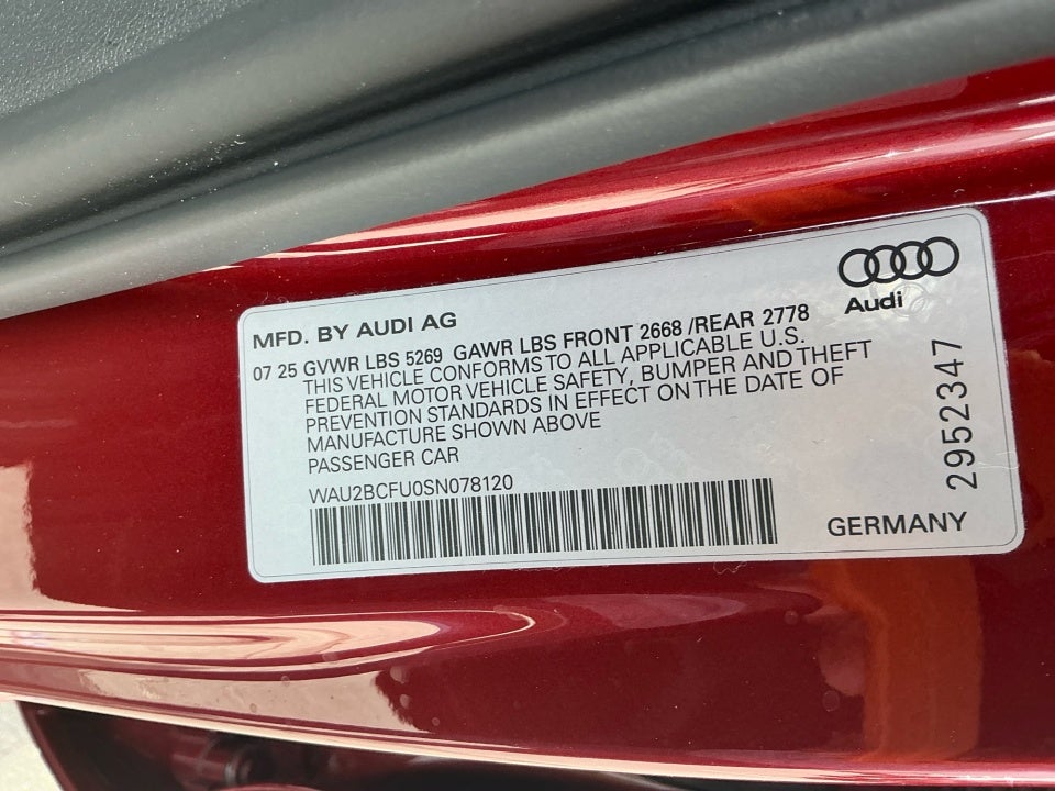 2025 Audi All-new A5 Premium Plus TFSI quattro S tronic