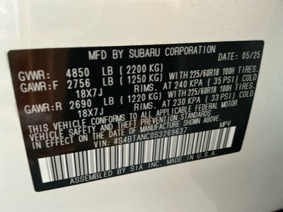 2025 Subaru Outback Limited