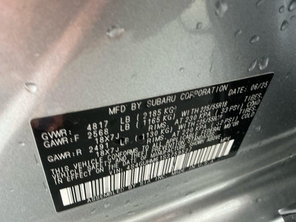 2025 Subaru Crosstrek Limited