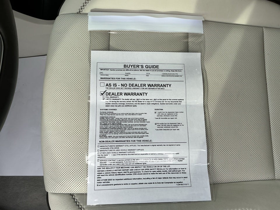 2024 GMC Acadia FWD Denali