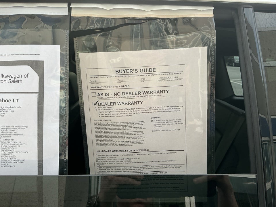 2016 Chevrolet Tahoe LT