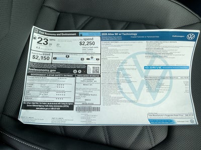 2026 Volkswagen Atlas SE with Technology