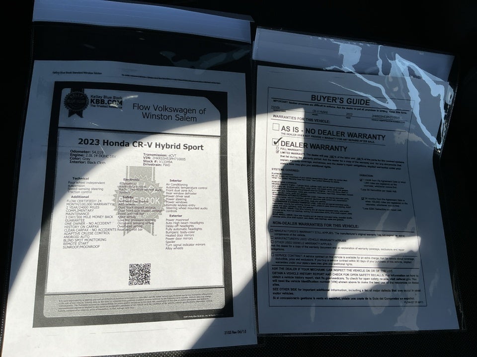 2023 Honda CR-V Hybrid Sport