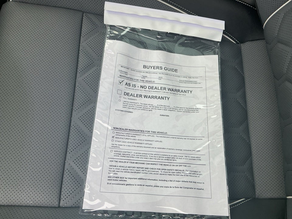 2025 Volkswagen Tiguan 2.0T SEL R-Line