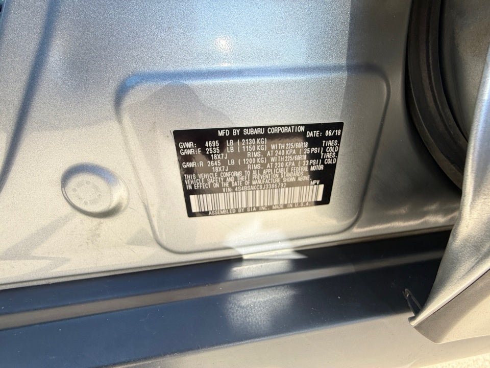 2018 Subaru Outback 2.5i Limited