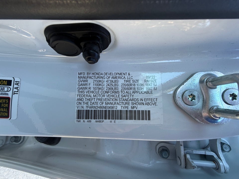 2022 Honda CR-V AWD EX-L