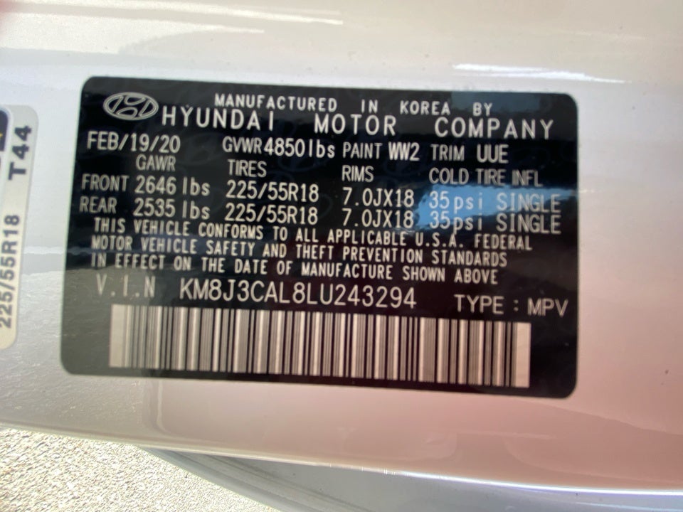 2020 Hyundai Tucson Limited