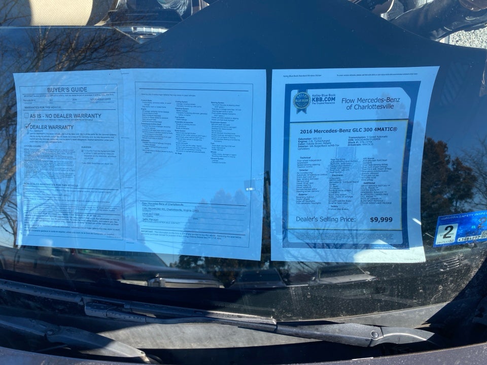 2016 Mercedes-Benz GLC 300 4MATIC®