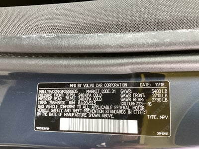 2019 Volvo XC60 T6 Momentum