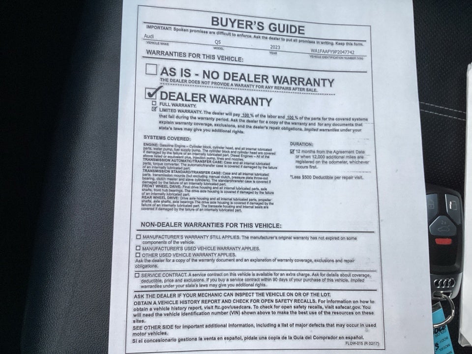 2023 Audi Q5 Prestige 45 TFSI S line quattro S tronic