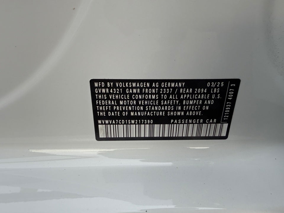 2025 Volkswagen Golf GTI 2.0T Autobahn