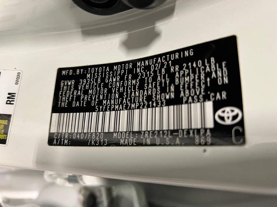 2021 Toyota Corolla LE