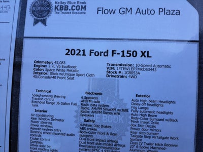 2021 Ford F-150 XL