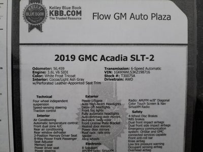 2019 GMC Acadia SLT-2