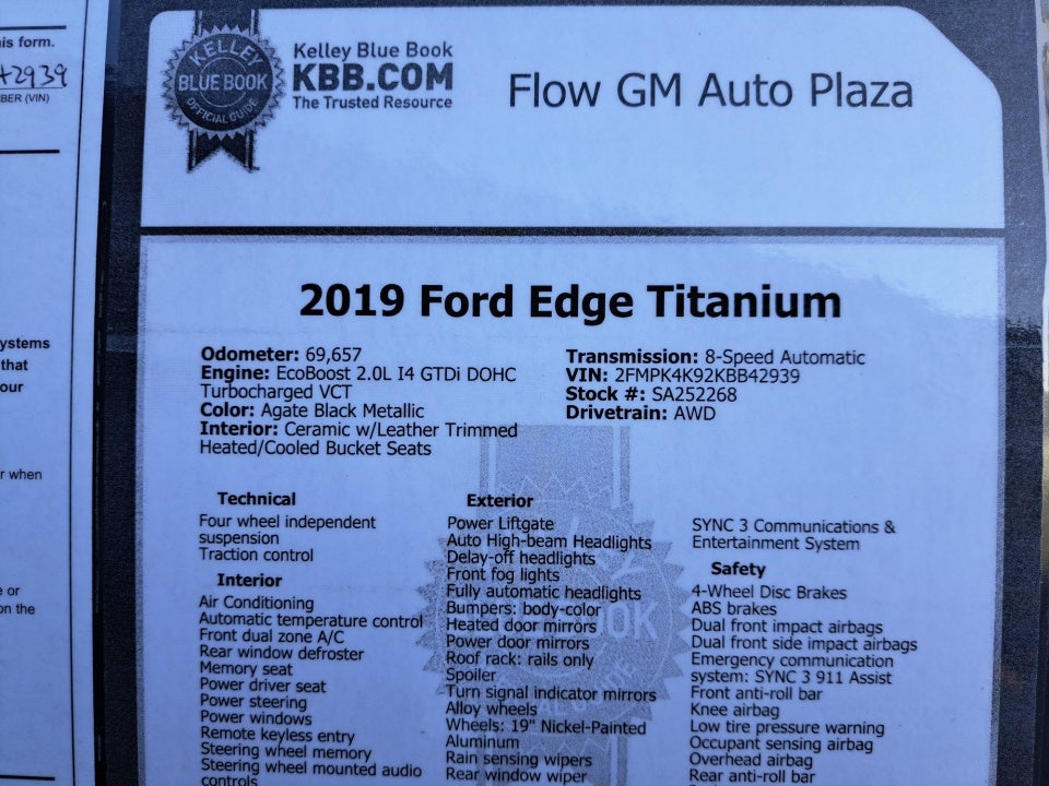 2019 Ford Edge Titanium