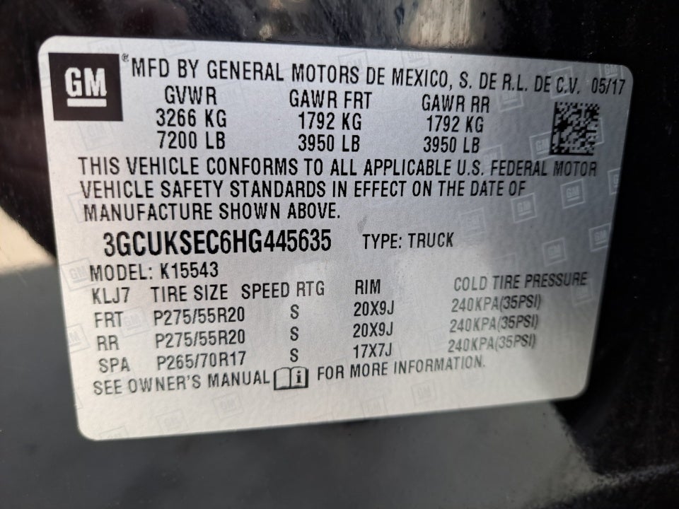 2017 Chevrolet Silverado 1500 LTZ
