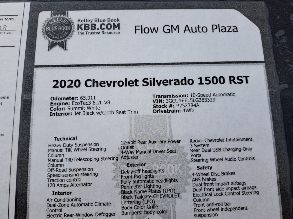 2020 Chevrolet Silverado 1500 RST